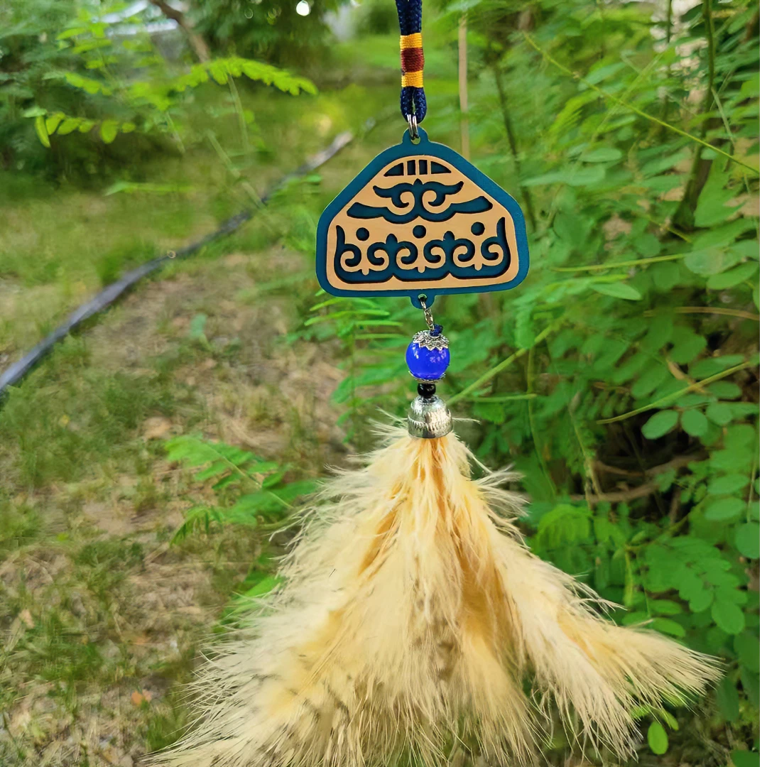 民族风汽车挂件，汽车装车用品，新疆包邮汽车后车镜挂件