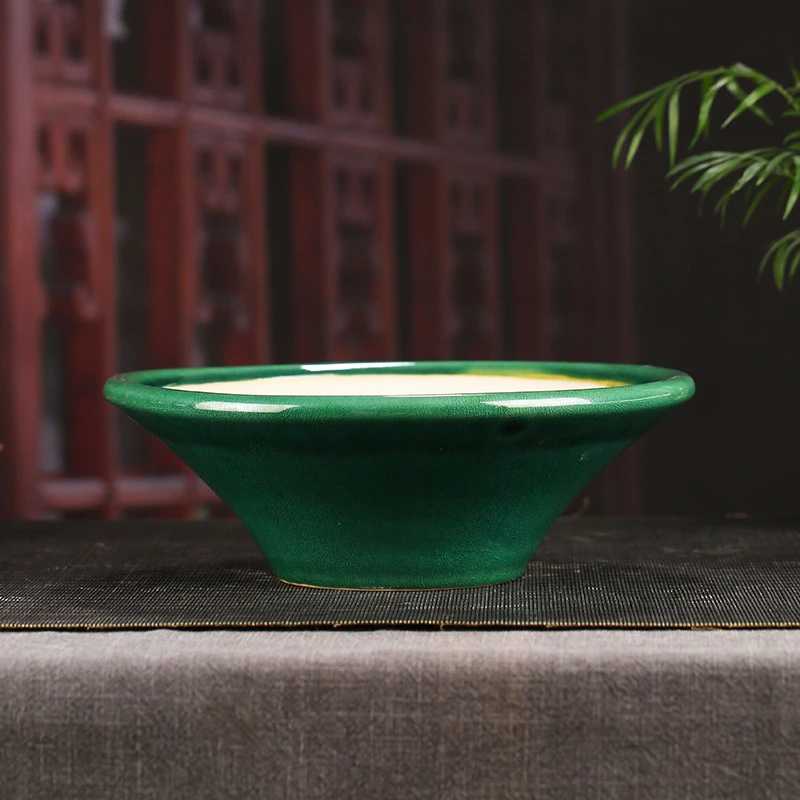 张治诚老师手工日式回流圆斗简约  花盆