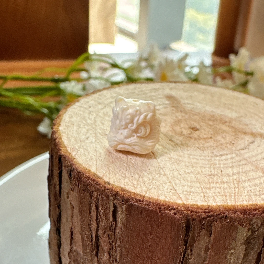 猛犸牙醒狮配件精雕