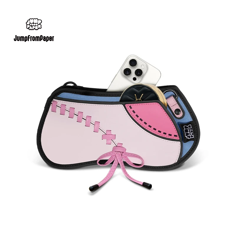 Jump From Paper 新品沙丘包拼接设计女士单肩小包