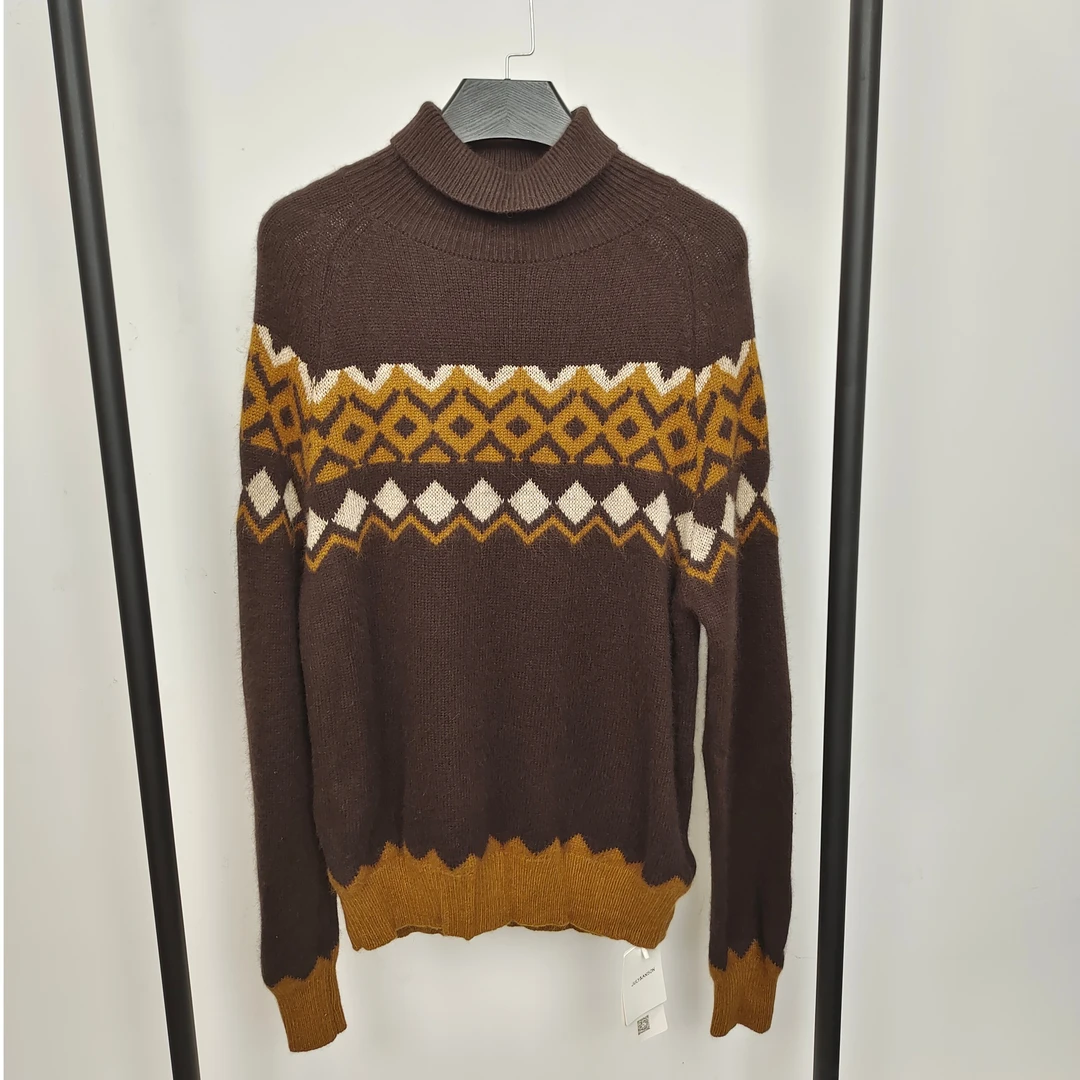 MS6838M高领提花毛衫