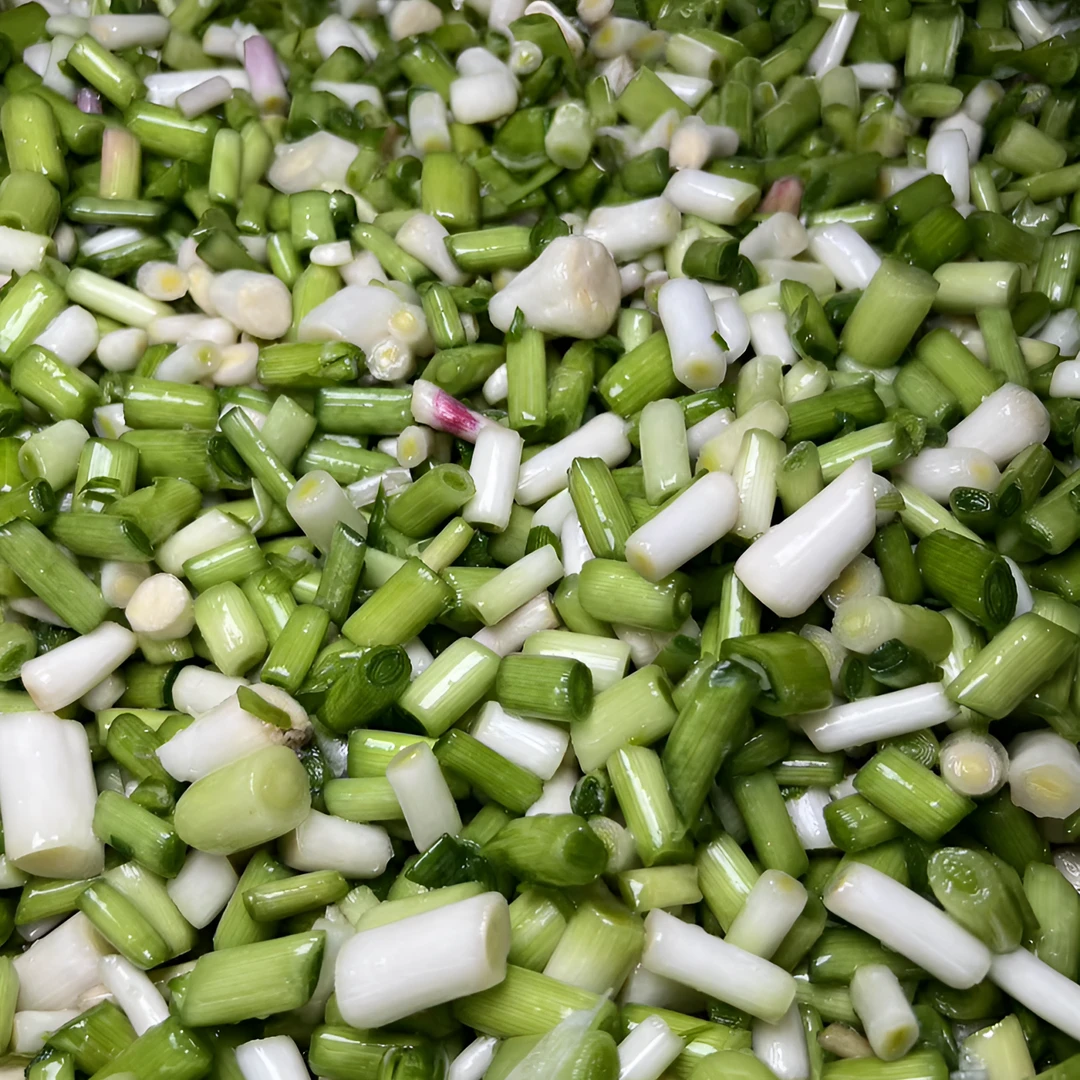 安徽农家手工腌大蒜蒜杆子蒜苗腌蒜咸菜小菜下饭菜