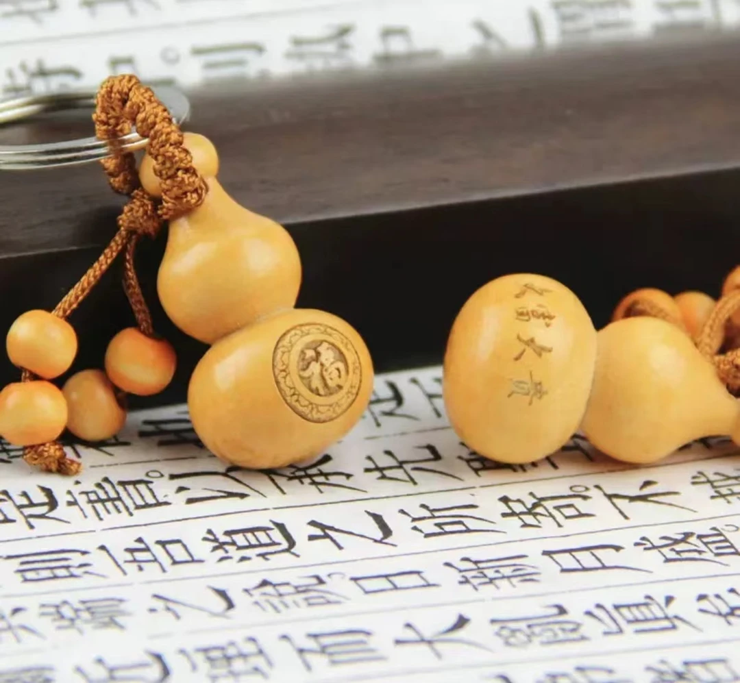 檀木葫芦钥匙扣挂件