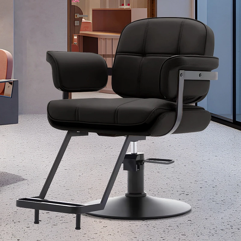 TT高端美发店椅子发廊专用可升降放倒椅潮店理发店剪发椅烫染椅