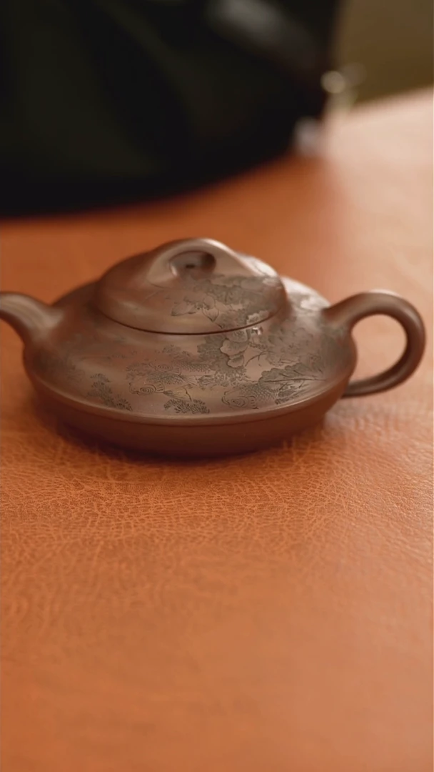 【闪购商品】紫砂茶壶线圆