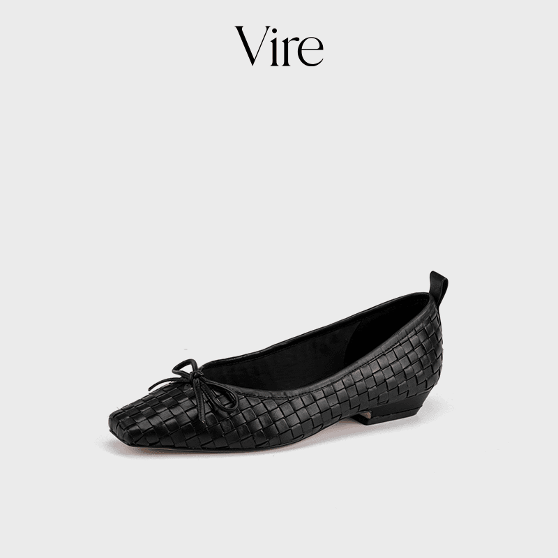 VIRE/166227新款休闲舒适编织单鞋B