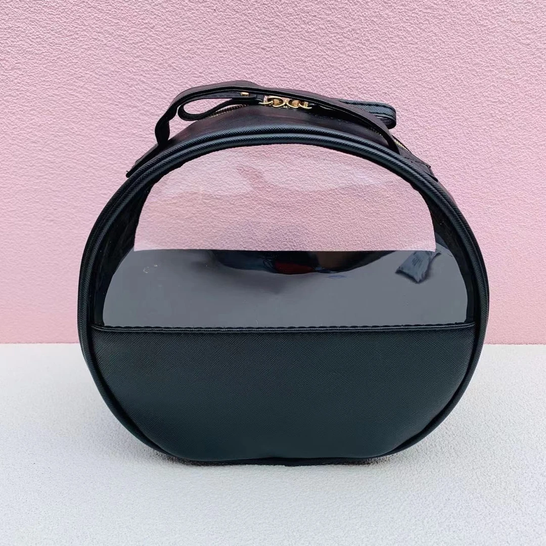 大容量贝德黑色收纳包化妆包洗漱包拼接多功能整理包