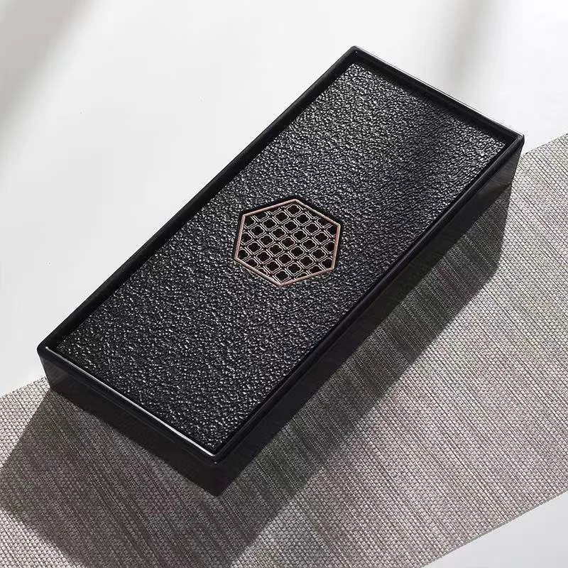 干湿两用茶盘简约家用小型长方形干泡盘