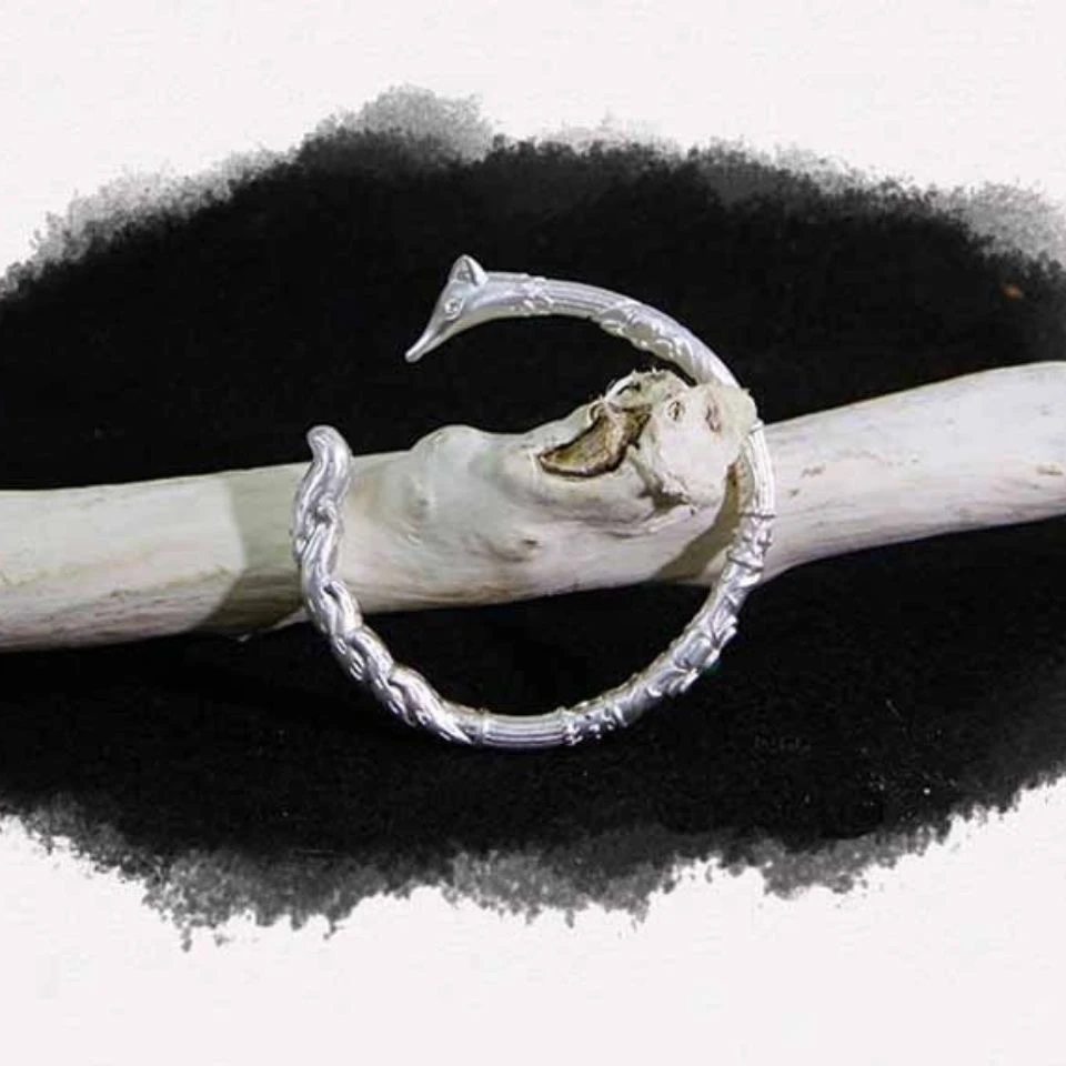 足银手镯 三生三世手镯复古手环白狐狸镯子手镯时尚送闺蜜礼物46