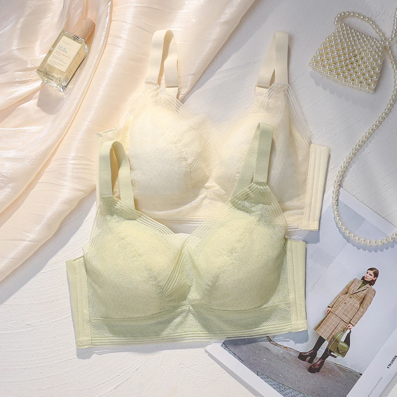 内衣大码胖mm女夏季超薄款大胸显小收副乳防下垂透气无钢圈文胸罩