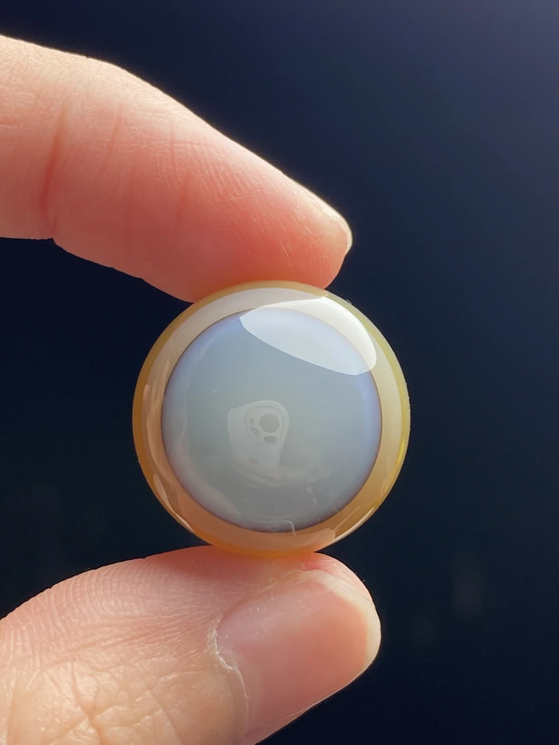 原矿巴玉海玉玛瑙眼珠天然线条象形缠丝玛瑙