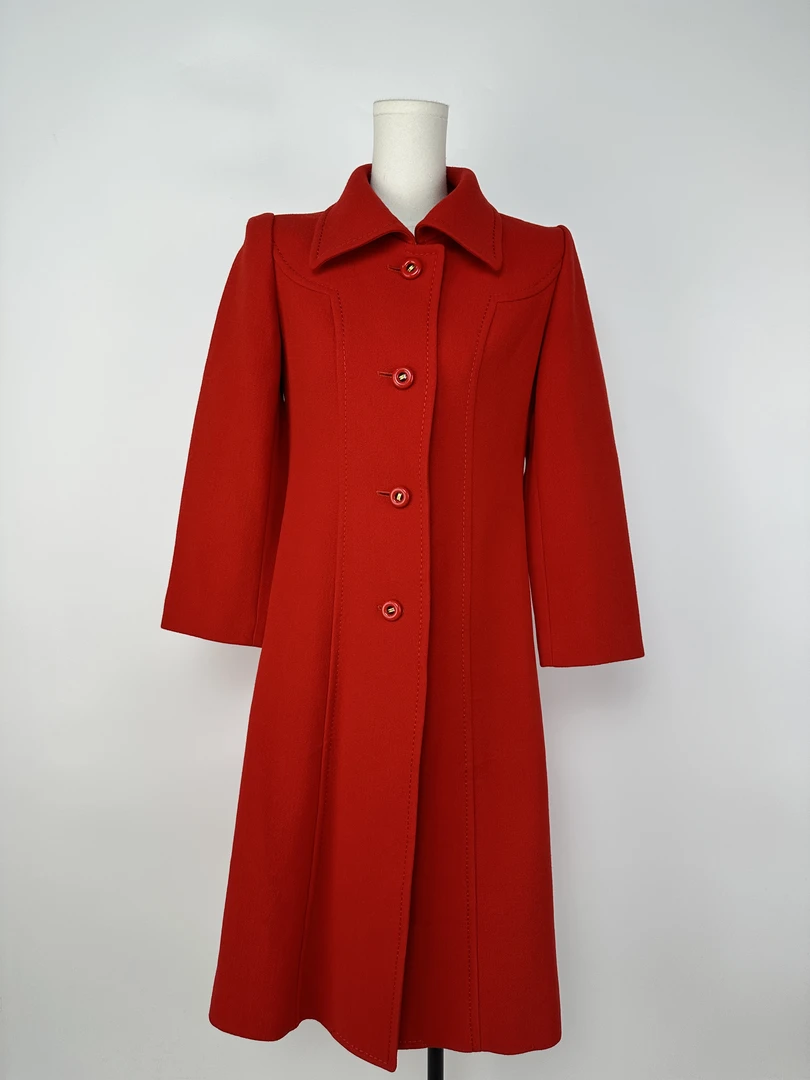 古着大衣中长款气质时尚809-1599