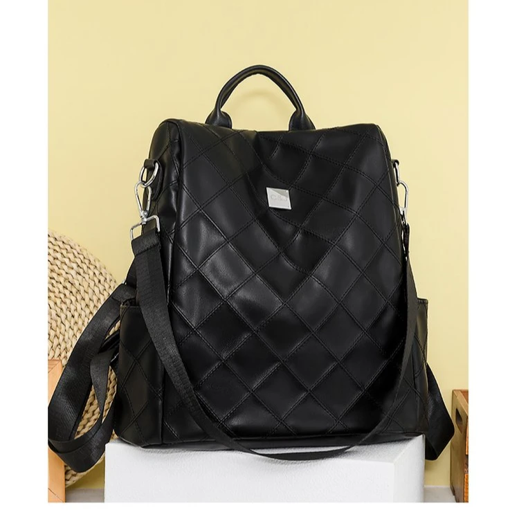 新款时尚百搭轻奢潮流女士单肩斜挎包211黑色