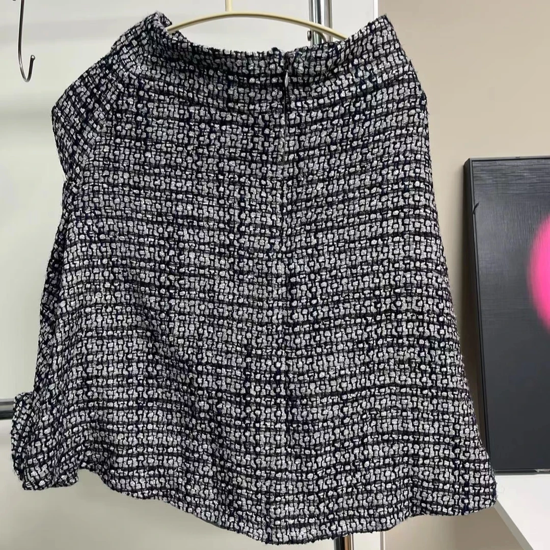 FS020/Chanel/小香风粗花呢针织版裙子