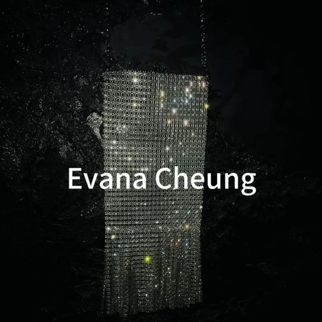 澳洲设计师品牌EvanaCheung 【华灯初上】流苏满钻银河手机包（现）