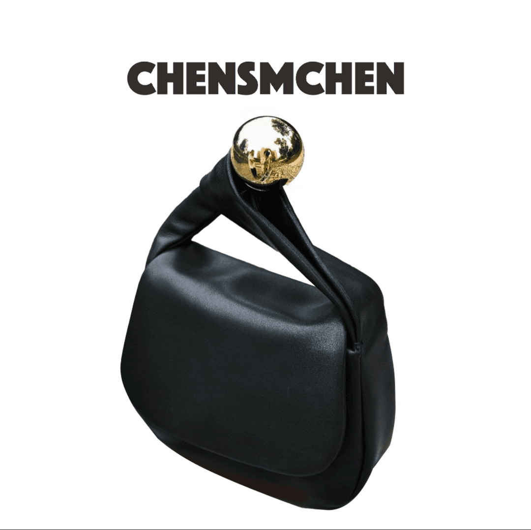 CHENSMCHEN Evana Cheung 小金球真皮时尚简约小包包小众N+57现货