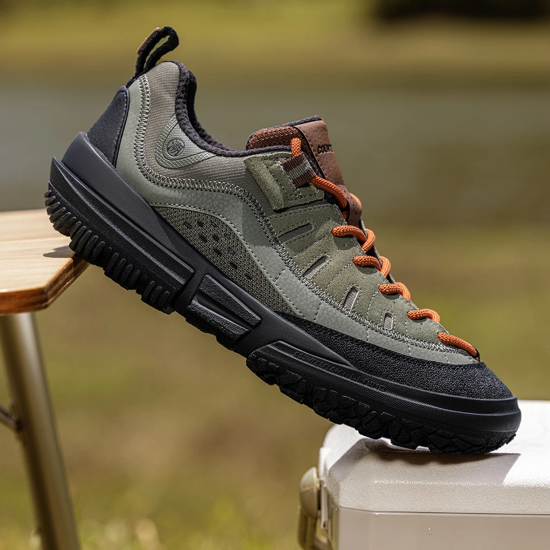 李宁CF溯林川lite丨休闲鞋男款2025新款减震户外运动鞋AHCU057