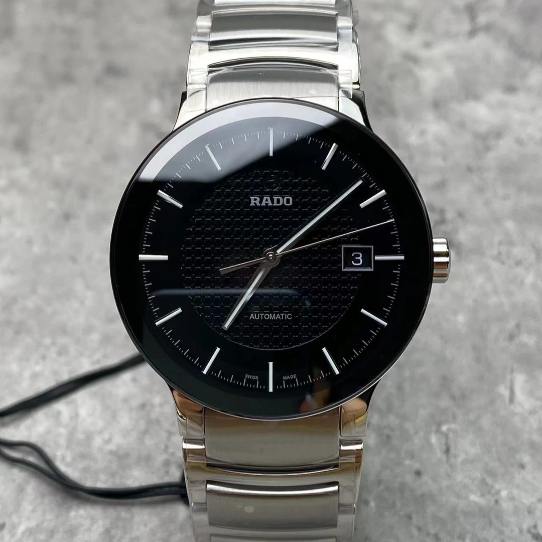 全新未使用 Rado/雷达 晶萃系列/公价12400/表径38mm气质百搭男表