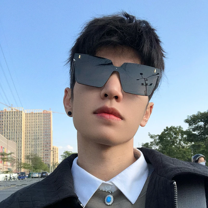 gm新款墨镜男士开车大框大脸显瘦偏光驾驶专用防紫外线太阳镜女潮