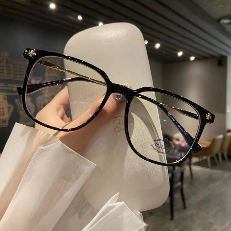 大框小红书TR素颜大框ins显瘦防蓝光眼镜男女可配近视有度数眼睛