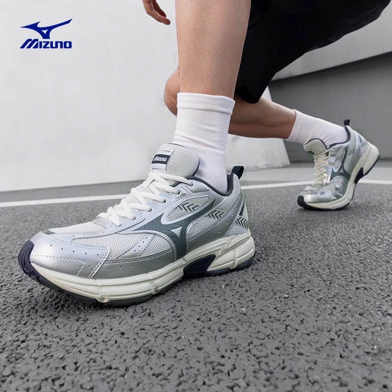 Mizuno/美津浓【SPEED】星速系列欧若风复古网面减震舒适休闲跑鞋