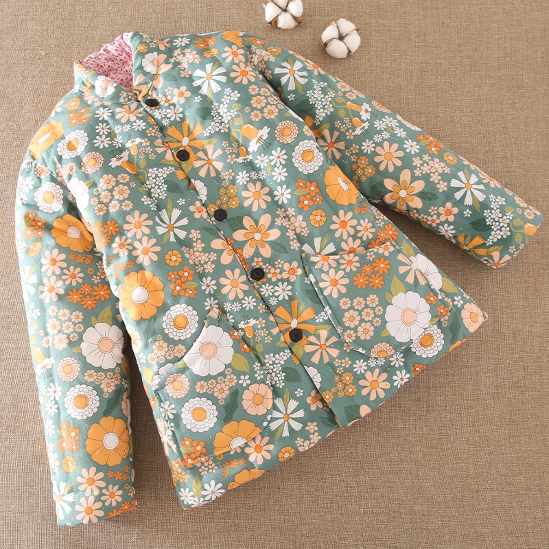 棉花手工内胆棉衣女 大人棉袄妈妈装 成人保暖加厚拜年棉服冬季