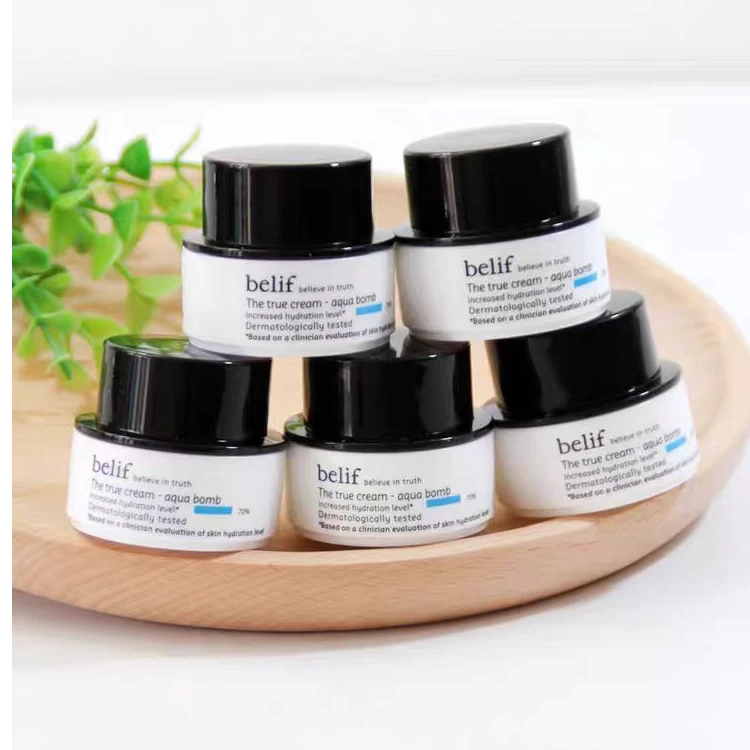 干燥肌肤卡粉上妆不服帖都用它，韩国Belif澎润保湿面霜10ml*5