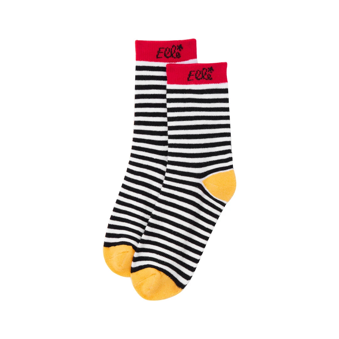 时尚休闲ins条纹潮袜袜子潮流撞色秋冬情侣日系秋季潮袜