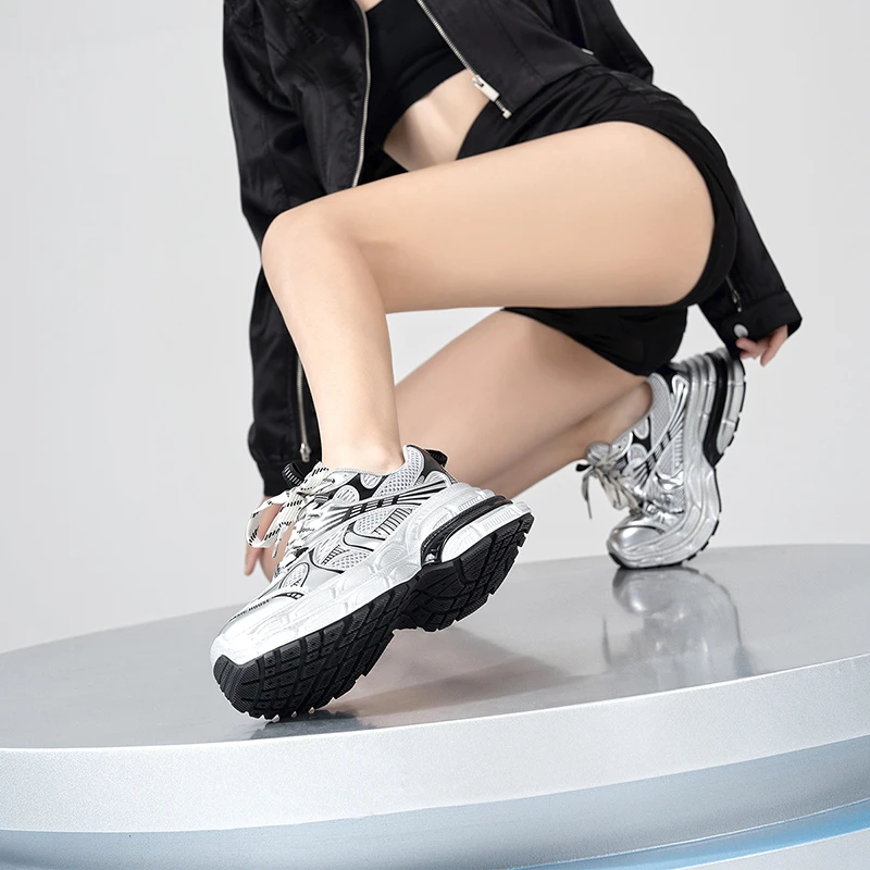 BASIC HOUSE 百家好运动休闲老爹鞋校园时尚百搭潮流气质女鞋