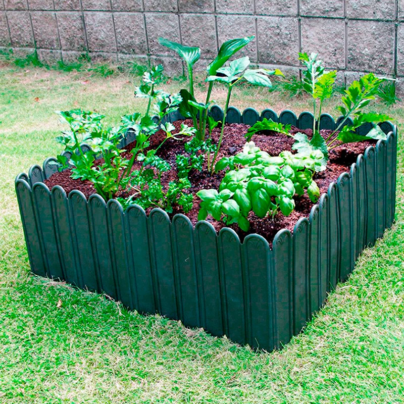 花园围栏栅栏菜园挡土花坛隔断户外草坪防土围栏花圃围边塑料篱笆