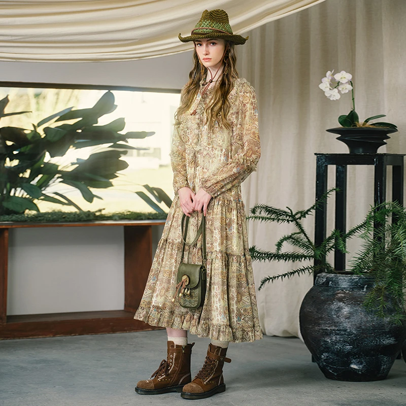 【异域风情】菀壹2024春季新款连衣裙Q14711431