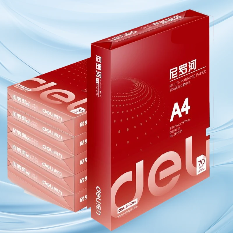 A4纸双面打印不易卡.触感丝滑.吸水性强