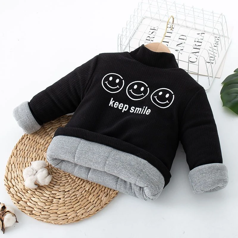 新品巴拉巴拉儿童棉服外穿保暖秋衣内搭校服神器宝宝高领洋气冬季