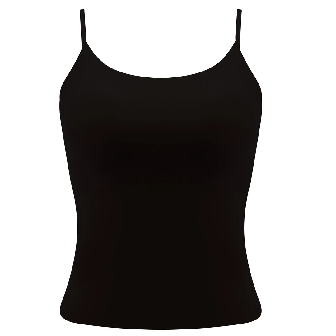 百搭吊带 长款25年夏款莱赛尔带胸垫打底背心吊带