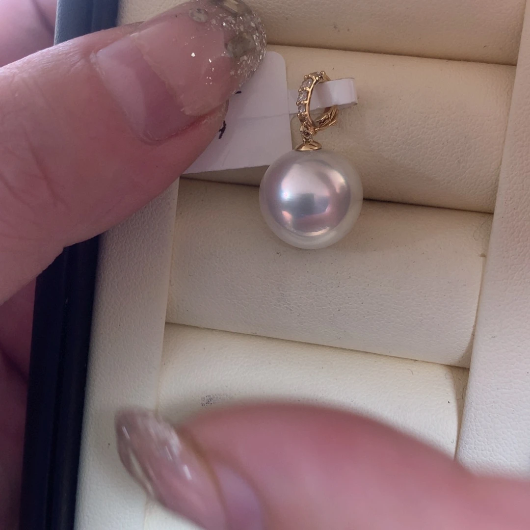 海水珍珠颈饰18K金镶嵌