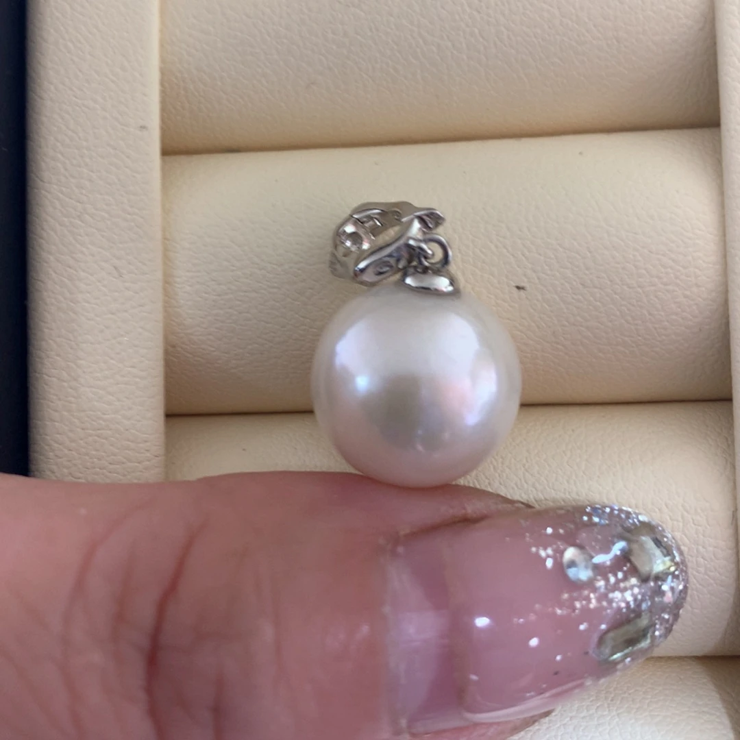 淡水珍珠颈饰银S925镶嵌