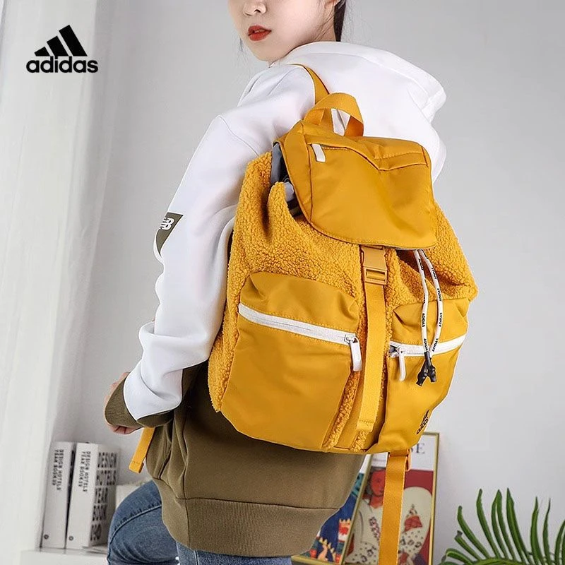 Adidas阿迪达斯双肩包男女包户外运动高中生书包大容量背包GM3588