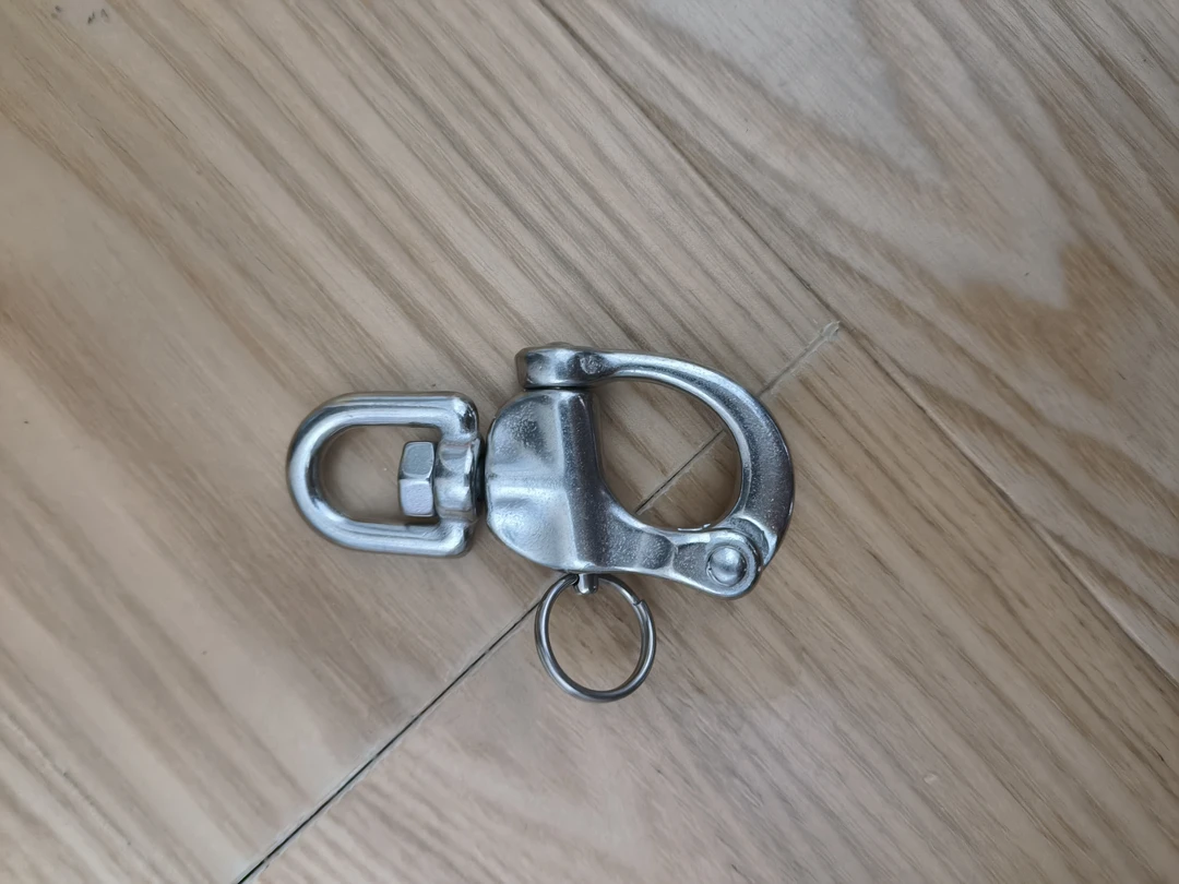 不锈钢牵引链钩子宠物牵引绳扣子牢固耐用异性钩