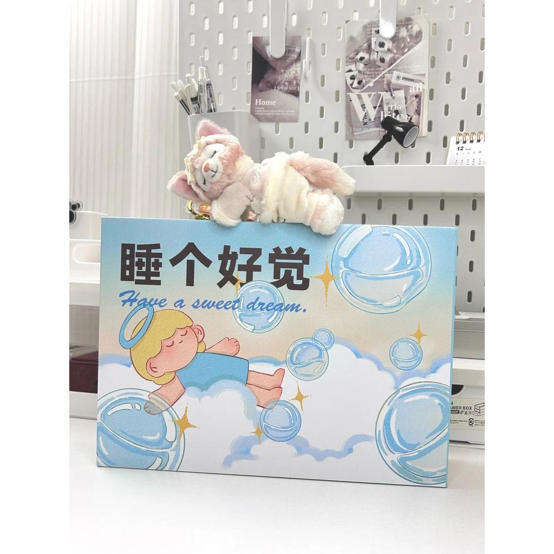 甜事歪理睡个好觉长袖长裤睡衣礼盒新款睡衣简约冬季长款高颜值in