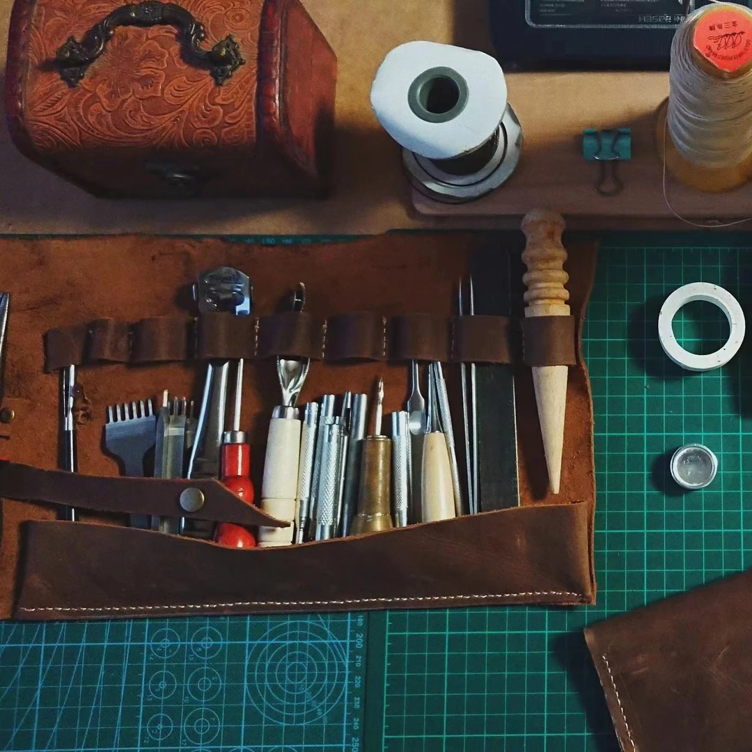 【KK包】康康同款手工蜡线钢五女包轻奢时尚百搭小众单肩包真皮便携