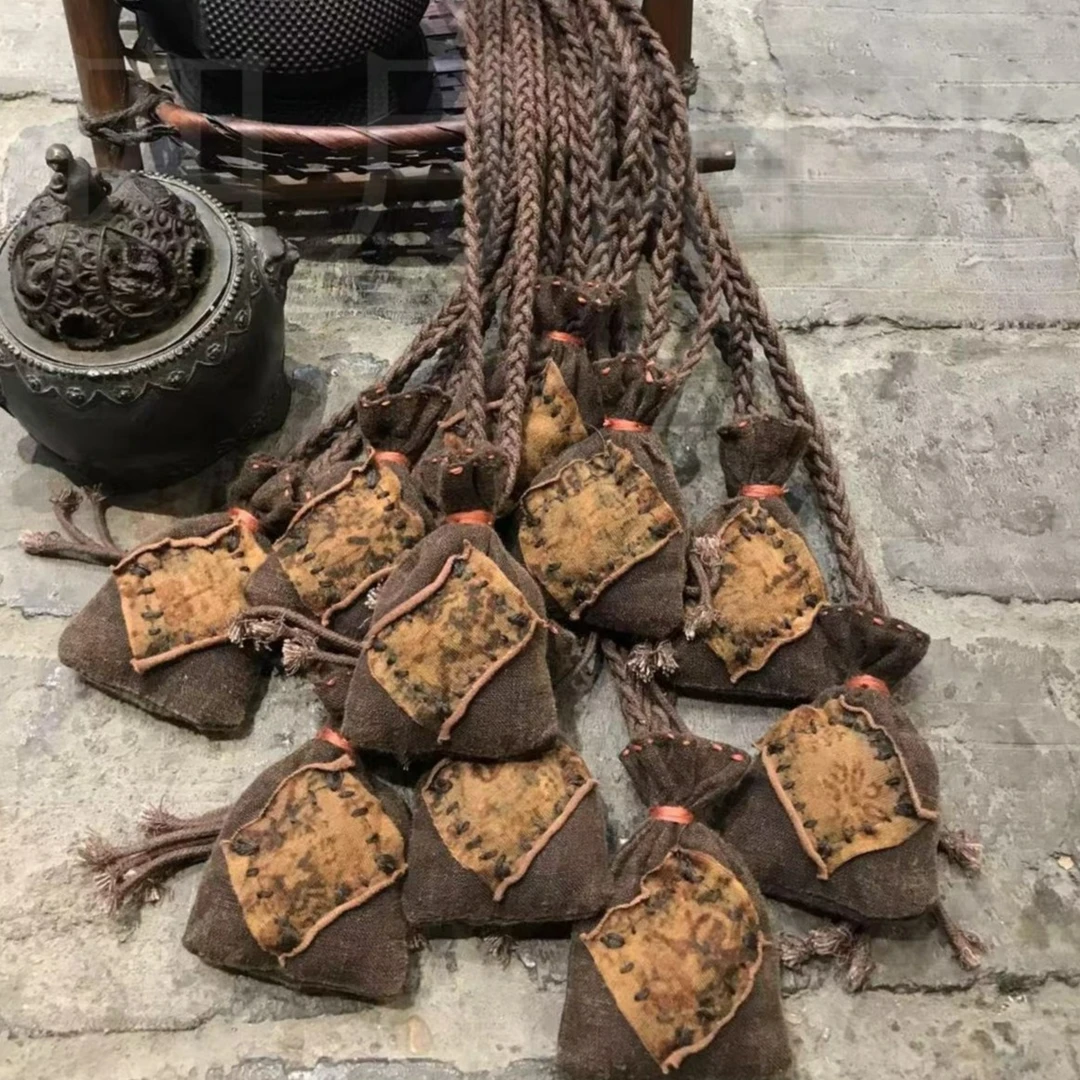 非金属布艺项链 [四月阳光]休闲民族风小香包