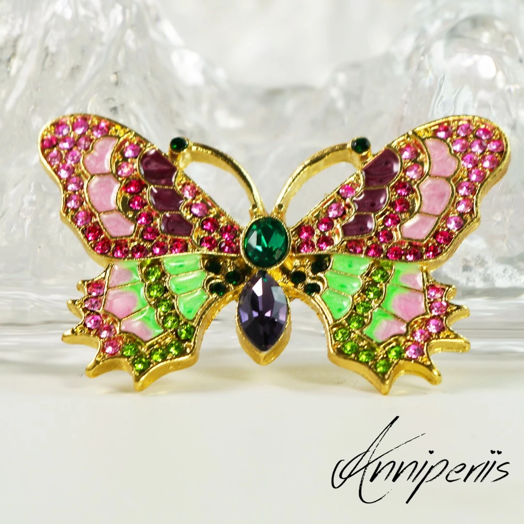 Anni 轻奢vintage【蝴蝶D551】胸针复古百搭6