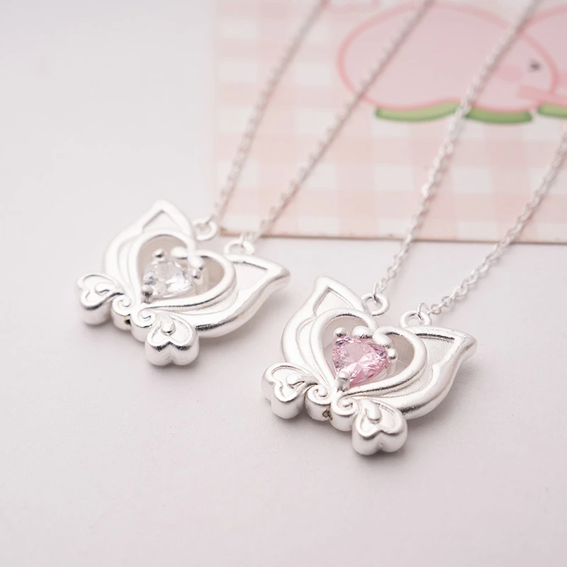 坠链均足银 足银999项链手工时尚可爱百搭情侣韩版甜美坠链灵动