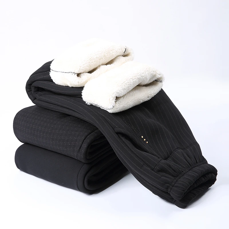 中老年人秋冬裤子妈妈大码保暖长裤老人奶奶休闲裤加绒加厚女裤