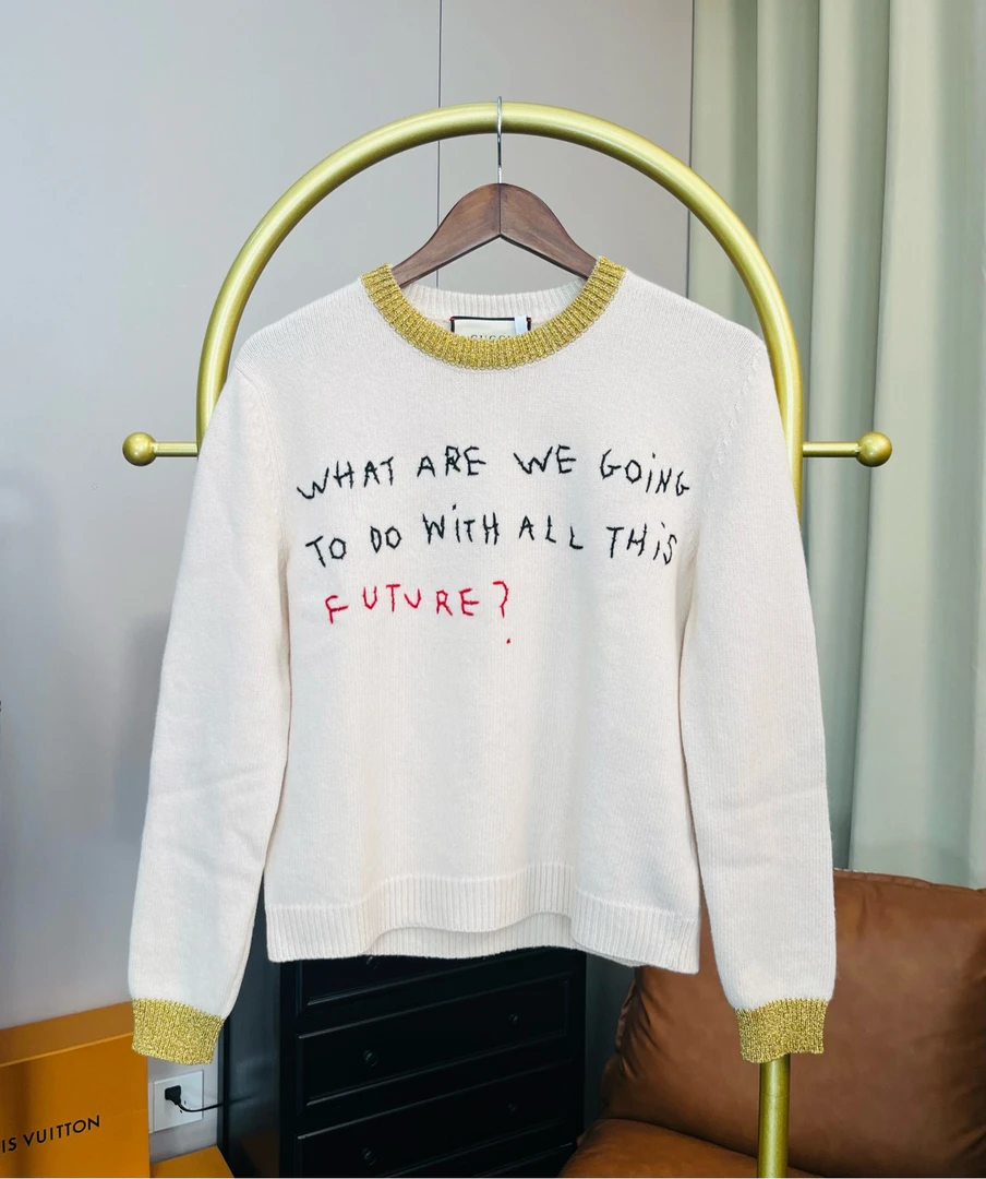 Gucci/古驰 白金弹幕毛衣 s码/99新 无配件