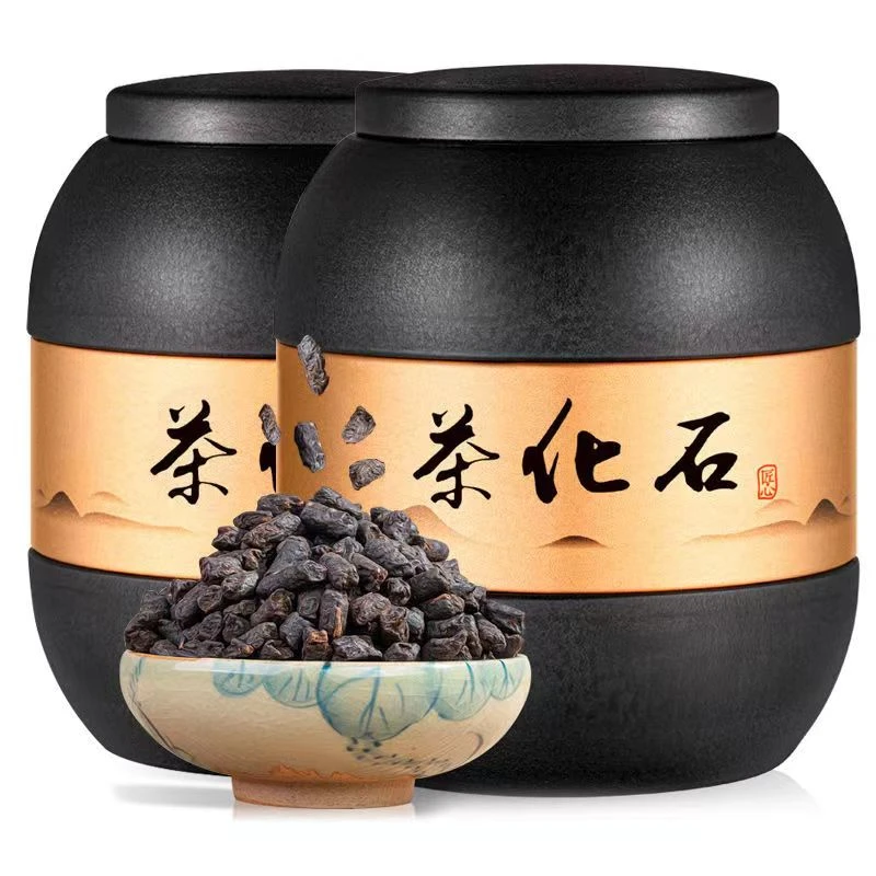 普洱茶化石 碎银子糯米香熟茶 500g茶叶 罐装送礼