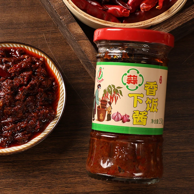 喜笑辣妹喜笑辣妹蒜香下饭酱150g*1#天津特产#宝坻三辣#美味好吃