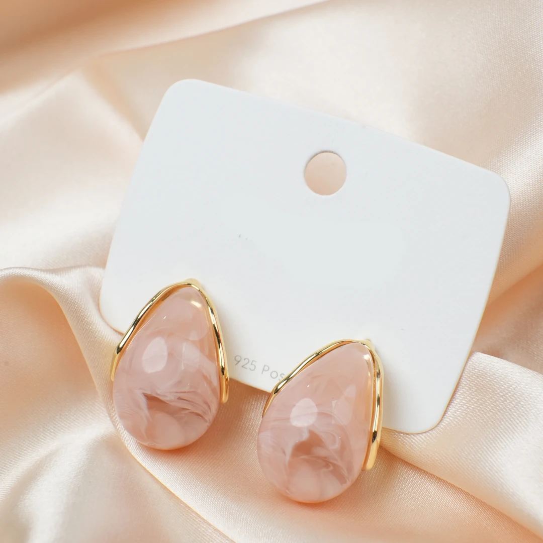 非金属树脂耳饰 气质百搭925银针耳饰（162）