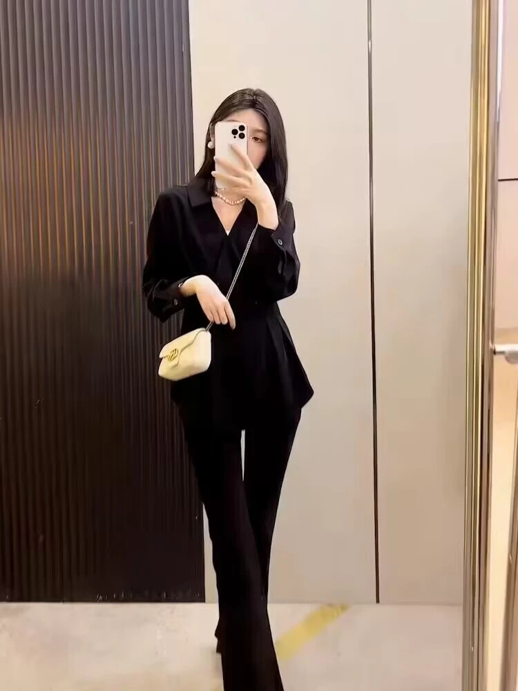 设计感气质时尚收腰显瘦百搭衬衫女2023新款秋季法式遮肉洋气衬衣