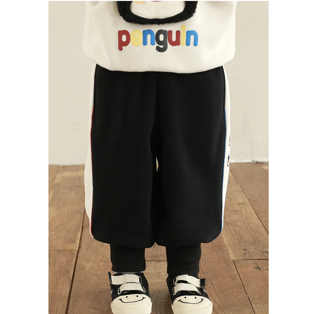 YOEHYAUL/幼悠幼悠 冬四波【可爱企鹅】企鹅系列裤子  N5707